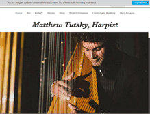 Tablet Screenshot of matthewtutsky.com